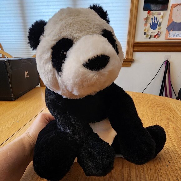 IKEA "KRAMIG" Panda Bear Stuffed Animal Toy - Picture 3 of 16